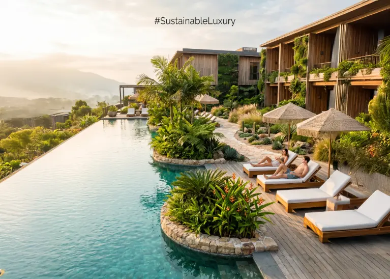 Diseño de Áreas Verdes para Hoteles: Guía de Paisajismo Sustentable y Rentable