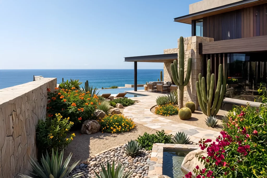 Fundamentos de la Arquitectura de Paisaje en Los Cabos: Guía de Paisajismo Sustentable para Zonas Áridas