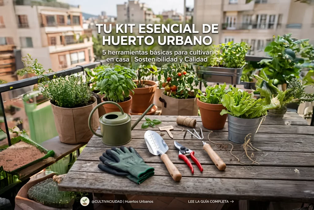 Guía Definitiva de Herramientas Básicas para Huertos Urbanos: Cultiva con Éxito en Espacios Reducidos