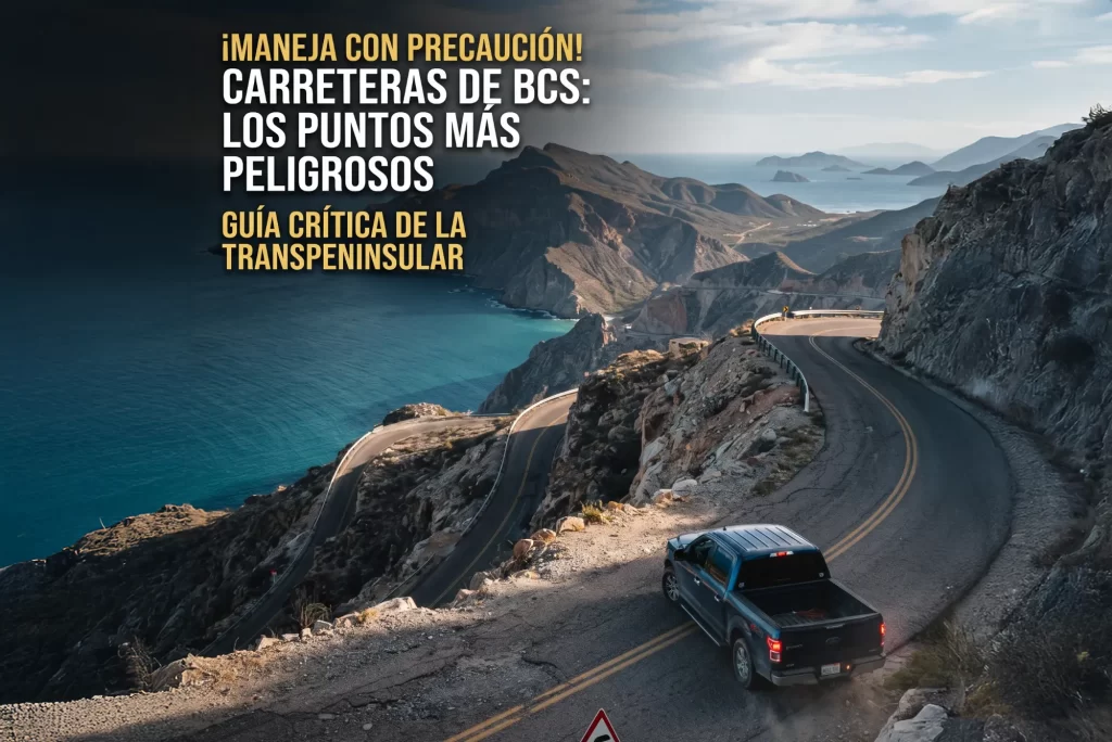 Carreteras de BCS y sus puntos de peligro: Guía crítica de tramos de la Transpeninsular