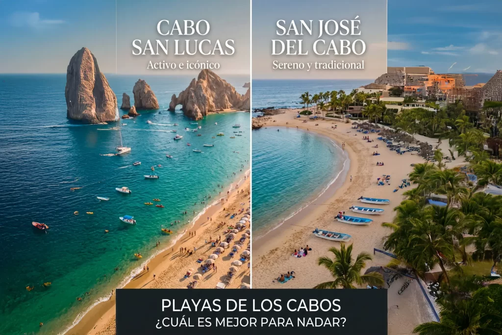 Playas de Cabo San Lucas vs. San José del Cabo: ¿Cuáles Son las Mejores y Más Seguras para Nadar?