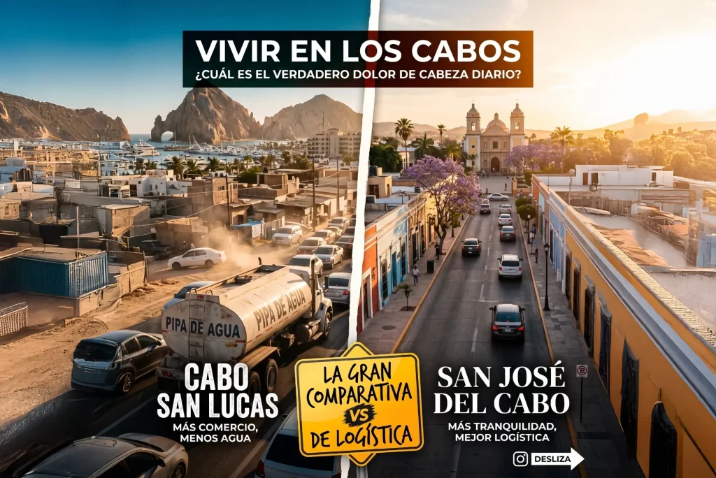 Cabo San Lucas vs. San José del Cabo: El Verdadero Dolor de Cabeza Logístico del Residente